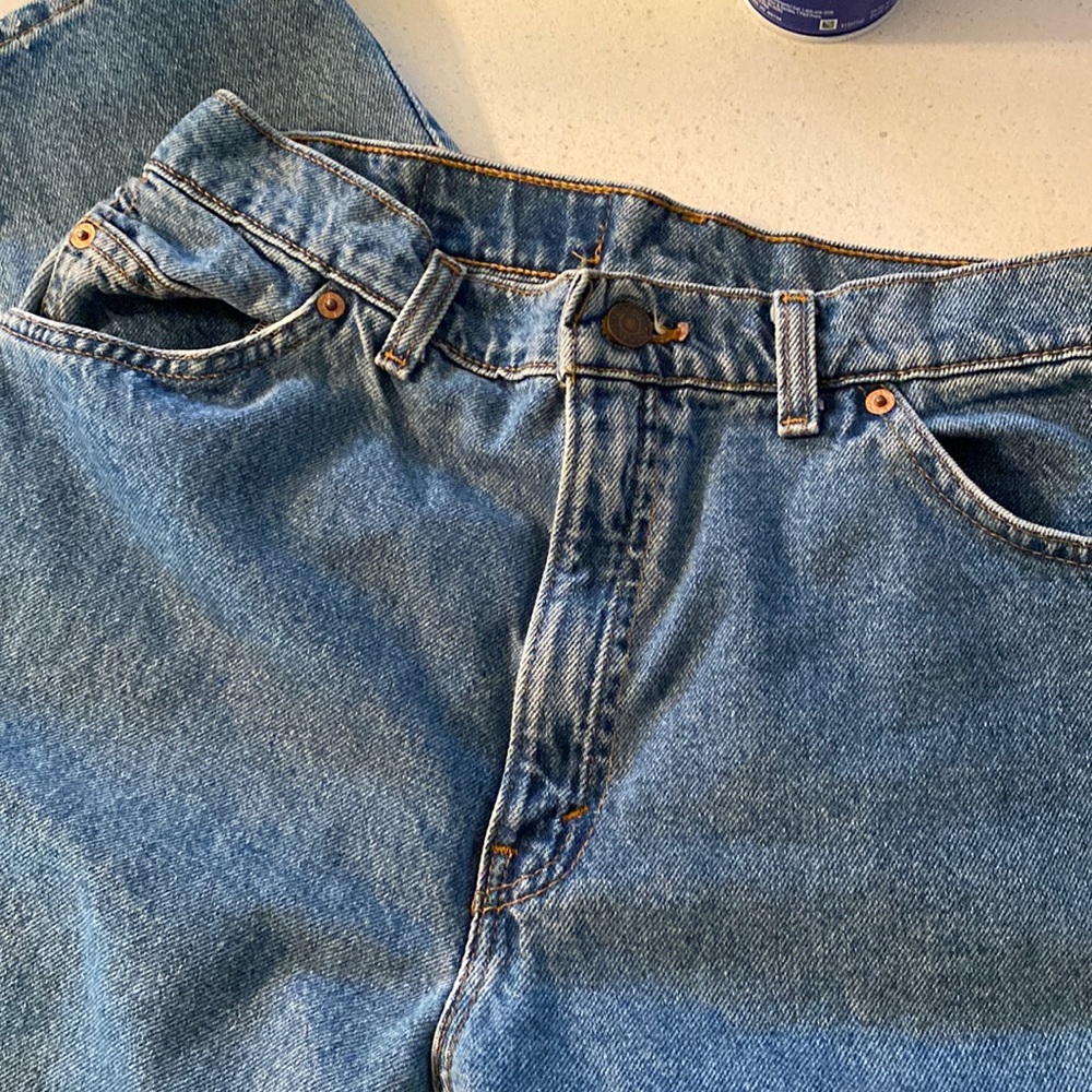 Levi’s High Waisted Tapered Leg Relaxed Fit Light Wash